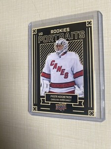 2022-23 Upper Deck Series 2 Pyotr Kochetkov UD Rookie Portraits P-45 Hurricanes