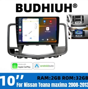 Android Car Stereo Carplay GPS Navi Radio For Nissan Teana Maxima 2008-2013 32G - Picture 1 of 11