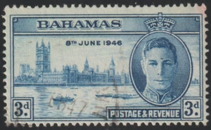 Bahamas - 1946 SC# 131 - King George VI - Peace Issue - Used Lot # 07 - Picture 1 of 2