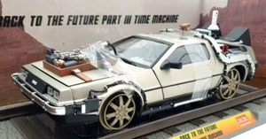 Sunstar Scala 1/18 2714 Ritorno al Futuro Parte 3 Ferrovia Delorean - Foto 1 di 5