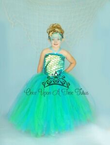 Mermaid Costume, Girls Mermaid Costume, Child, Toddler, Tutu Dress, Kids Costume