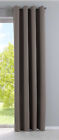 Vorhang Blickdicht NewYork Verdunkelungsvorhang Taupe HxB 225x140 cm