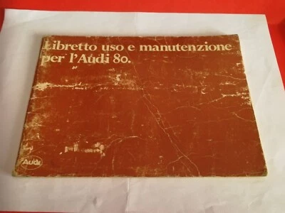 Audi 80 Libretto Uso e Manutenzione Originale 1979 - Immagine 1 di 4