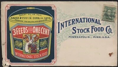International Stock Food Co front & back all-over multicolor advertising cover - Image 1 of 2