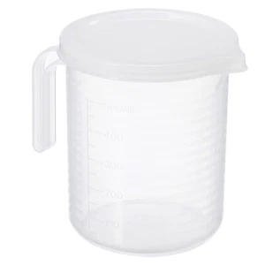 Graduated Beaker, 500ml PP Plastic Liquid Measuring Cup Double Sided Graduations - Picture 1 of 5