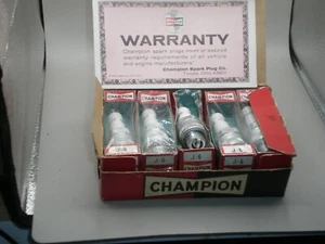 Champion J-6 Spark Plugs Qty 10 NOS - Picture 1 of 1