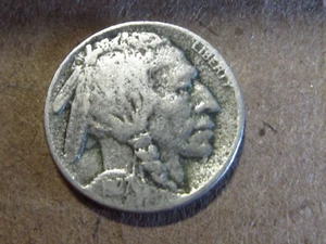 S Buffalo Nickel 1927 en buen estado de circulación - Imagen 1 de 2