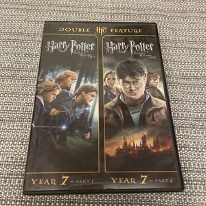 Harry Potter and the Deathly Hallows PART 1 & 2 DOUBLE FEATURE (DVD, 2012) - Picture 1 of 1