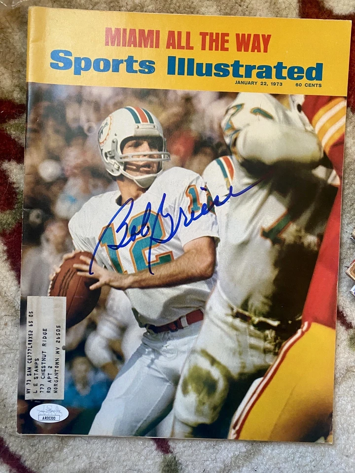 Bob Griese Signed Autograph Sports Illustrated Mag Miami SI 1/22/73 JSA Auto - Image 1 of 1
