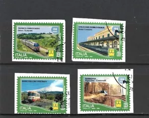 2024-ITALIA- FERROVIE- 4 VALORI USATI - Foto 1 di 1