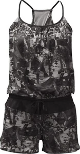 The North Face Runagade FlashDry™ Romper Size Large Reflective print, zip pocket - Picture 1 of 9