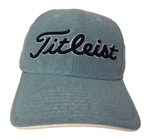 NUEVO Sombrero de golf Titleist ajustable de sarga de dos tonos para hombre-azul claro/azul marino - Imagen 1 de 2