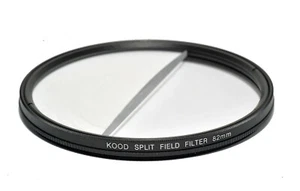 Kood Split Field Filter +2 Diopter 82mm in Slim Rotating Ring Split Focus 82mm - Picture 1 of 1
