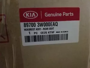 New Genuine OEM Kia 89700 3W000EAQ Rear Seat Headrest Assembly - Picture 1 of 1