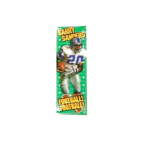 Vtg 1996 BARRY SANDERS Tall Door Poster NFL Detroit Lions Little Caesars Pizza Cover