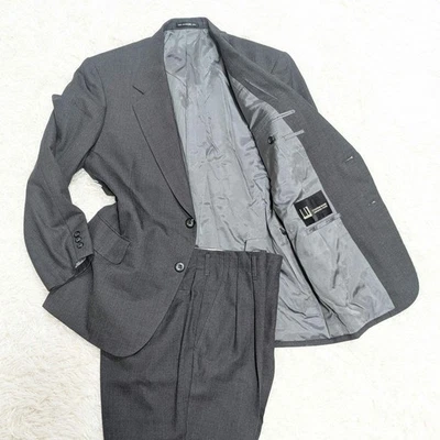 [Good Condition] Dunhill Custom Model Daimaru Business Suit Plain Gray M-L - Image 1 of 4