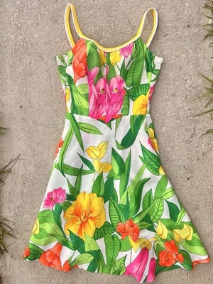 Vintage 60s 70s De We’re Design Sundress Some Flaws Women’s Size 2/4 - Image 1 of 4