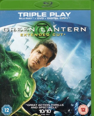 Green Lantern - Extended Cut - Triple Play Blu Ray - Region B - DVD R2 - Image 1 of 2