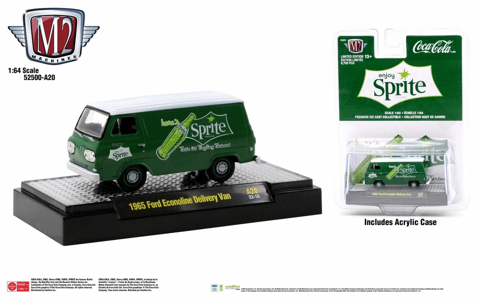 M2 Machines Coca-Cola Release A20 1965 Ford Econoline Deliver Van - Image 1 of 1