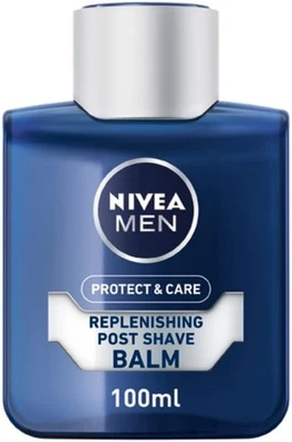 BRANDED Nivea Men Protect & Care Replenishing Post Shave Balm Aftershave 100ml UK