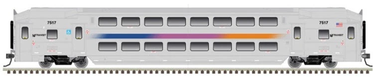 ATLAS (N) 50 006 635 NJ TRANSIT MULTI LEVER TRAILER RD# 7539 - NEW - Image 1 of 1