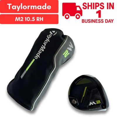 Driver TaylorMade M2 10,5 gradi solo testa RH con copricapo USATO SPEDIZIONE VELOCE - Immagine 1 di 4