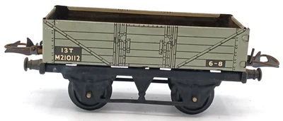 Hornby Meccano Tinplate Model Railway O Gauge Open Wagon 13T a - Image 1 of 4