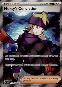 Morty's Conviction Ultra Rare SV05: Temporal Forces 201/162 LP - Picture 1 of 2