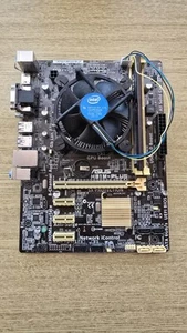 Mainboard CPU RAM Bundel Asus H81M-PLUS 2GB DDR3 Intel Core i3 4160 - Photo 1/2