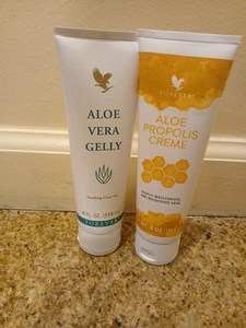 2 Set Forever Living Aloe Gelly, Aloe Propolis, 4 fl.oz each acne Control Kit - Picture 1 of 4