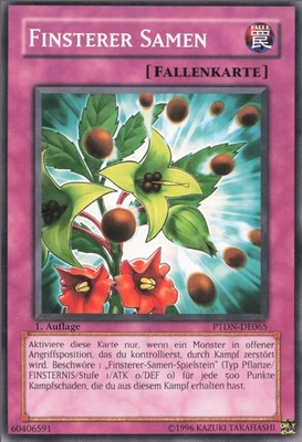 YuGiOh Finsterer Samen PTDN-DE065 Common NM 1st - Bild 1 von 2