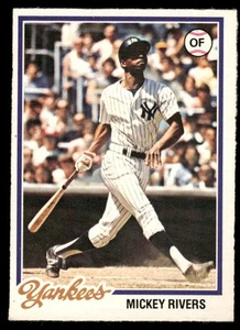 1978 O-Pee-Chee OPC Mickey Rivers New York Yankees #182 - Imagen 1 de 2