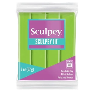 Sculpey III Ofen-Backen Ton 2oz-Granny Smith - Bild 1 von 1