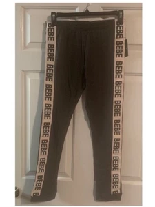 Pantalones de pijama BEBE gris salón con logotipo nuevos con etiquetas S - Imagen 1 de 7