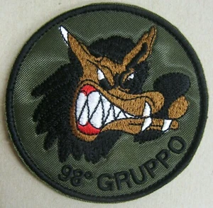 Patch ricamo "98° GRUPPO VOLO - 46° BRIGATA AEREA - A.M." - Rarità - Collezione - Picture 1 of 1