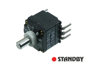1pc 07-3143-000720 ELMA Switch rotary with BCD complementary code, high quality - Bild 1 von 2