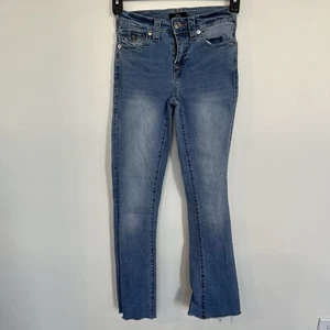 True Religion Women’s Blue Denim Jeans 26 Becca Mid Rise Bootcut Medium Wash - Picture 1 of 9