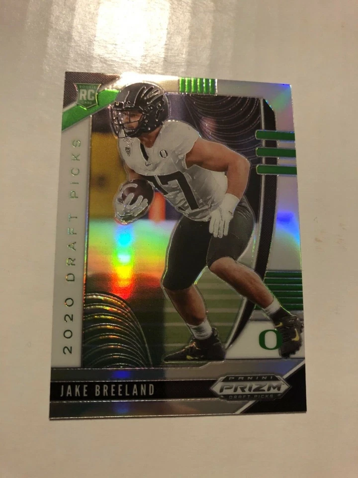 2020 Panini Prizm Draft Picks JAKE BREELAND Silver Prizm Card - Image 1 of 1