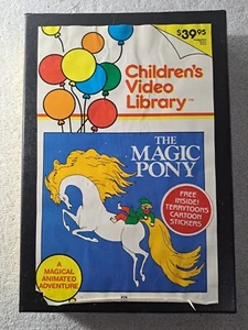 Rare The Magic Pony Video - Children's Video Library Betamax (Not VHS) Untested - Picture 1 of 15