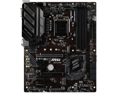 Placa madre MSI Z390-A PRO LGA1151 Intel Z390 ATX DDR4 SATAIII USB3.1 64 GB Foto 1 de 4
