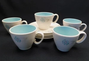 Taylor Smith Taylor Boutonniere Ever Yours TST 5 Cup & Saucer Sets - Picture 1 of 12