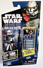 STAR WARS THE CLONE WARS CW52 CLONE COMMANDER COLT with BLASTER 3.75" FIGURE NEW