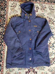 Rara giacca isolata parka vintage donna LL Bean USA MADE tela foderata L - Foto 1 di 11