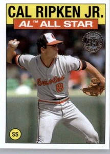 2021 Topps - 1986 Topps All-Star Baseball #86AS11 Cal Ripken Jr. - Picture 1 of 2