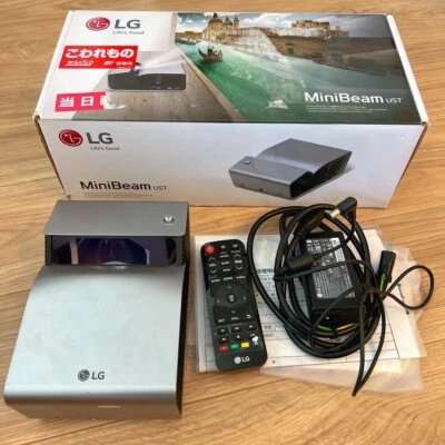 LG MiniBeam US PH450UG LED Ultra Short Throw Projector Portable Built-in Battery - Image 1 of 4