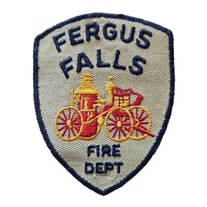 Insignia de parche de tela del Departamento de Bomberos de Furgus Falls Minnesota EE. UU. 88 mm x 115 mm - Imagen 1 de 11