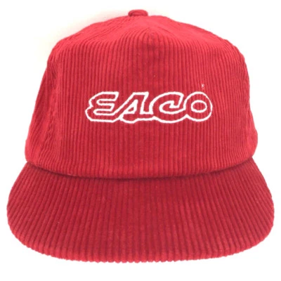 Vintage ESCO Hat Corduroy Cap Company Logo Mining Construction Baseball Trucker - Image 1 of 4