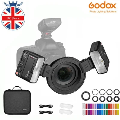 Godox MF12 MF12-K2 Macro Flash TTL kit due luci Speedlite per Nikon Sony Canon