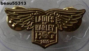 ⭐SEÑORAS OF HARLEY DAVIDSON DUEÑOS GRUPO HOG LOH 2019 CHALECO CHAQUETA SOMBRERO PIN - Imagen 1 de 1