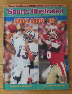 DAN MARINO & JOE MONTANA Sports Illustrated 85 Magazine NO LABEL DOLPHINS 49ers - Picture 1 of 1